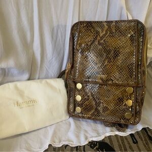 Hammitt Mini Backpack in Limestone Snake. New item with Dust Bag